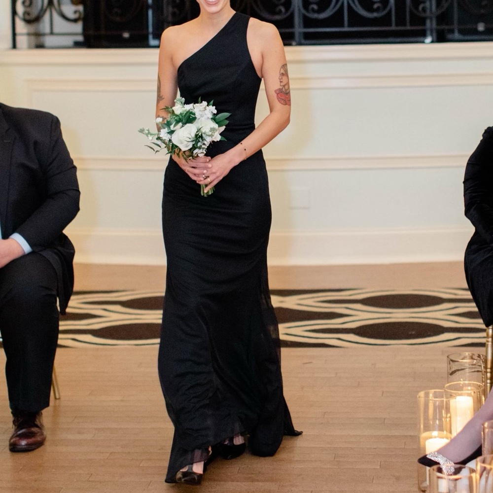 Azazie black dress